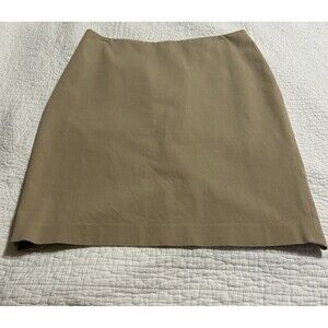 Talbots Lined Skirt w/ back zip closure and slit Size 12P - DRY CLEANED